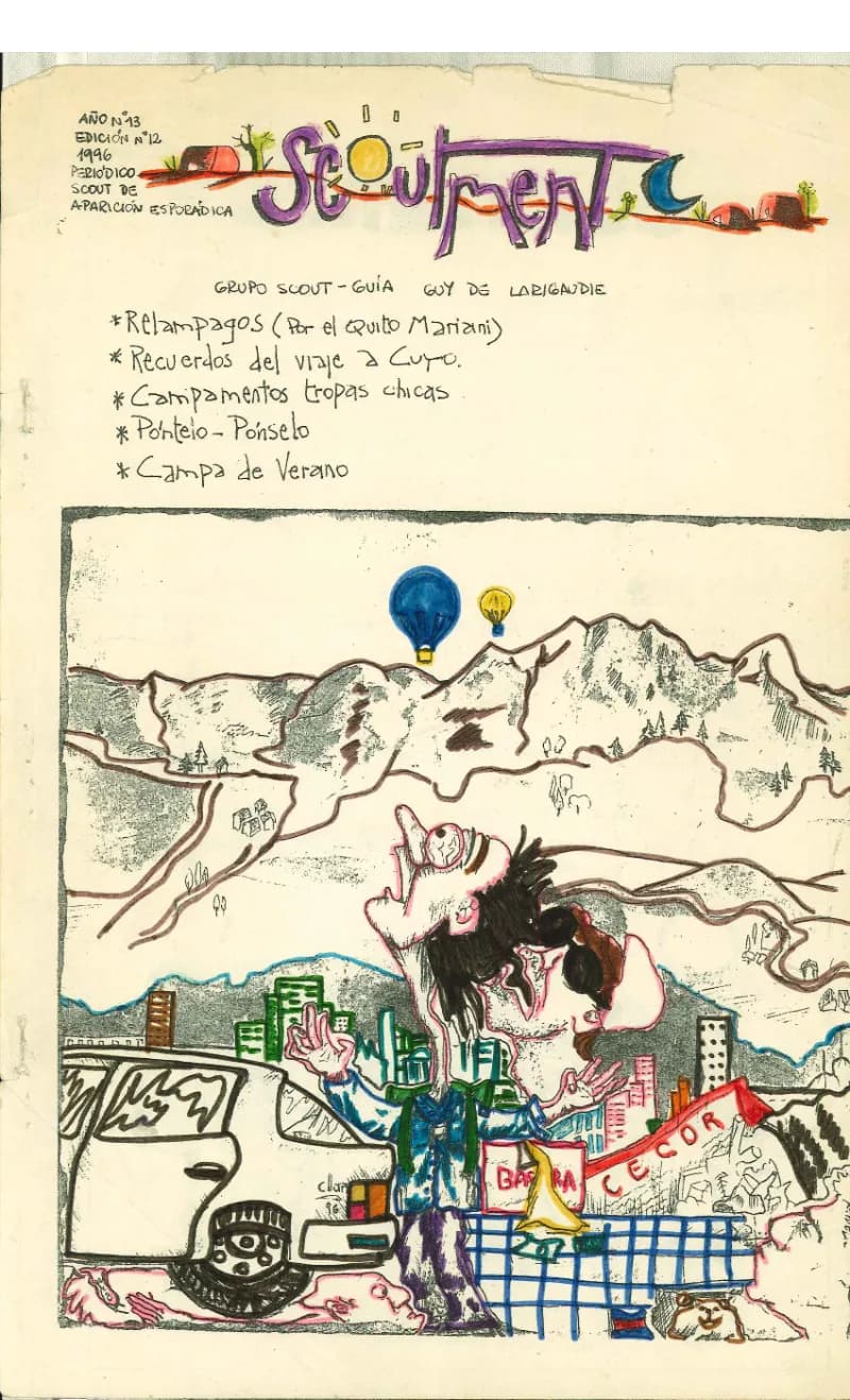 Tapa del Scoutmente N° 12