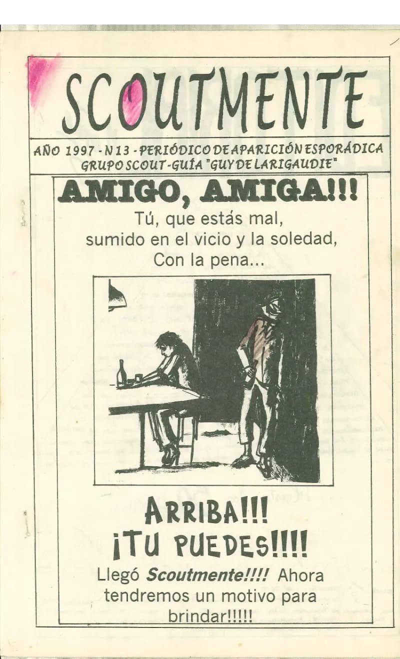 Tapa del Scoutmente N° 13