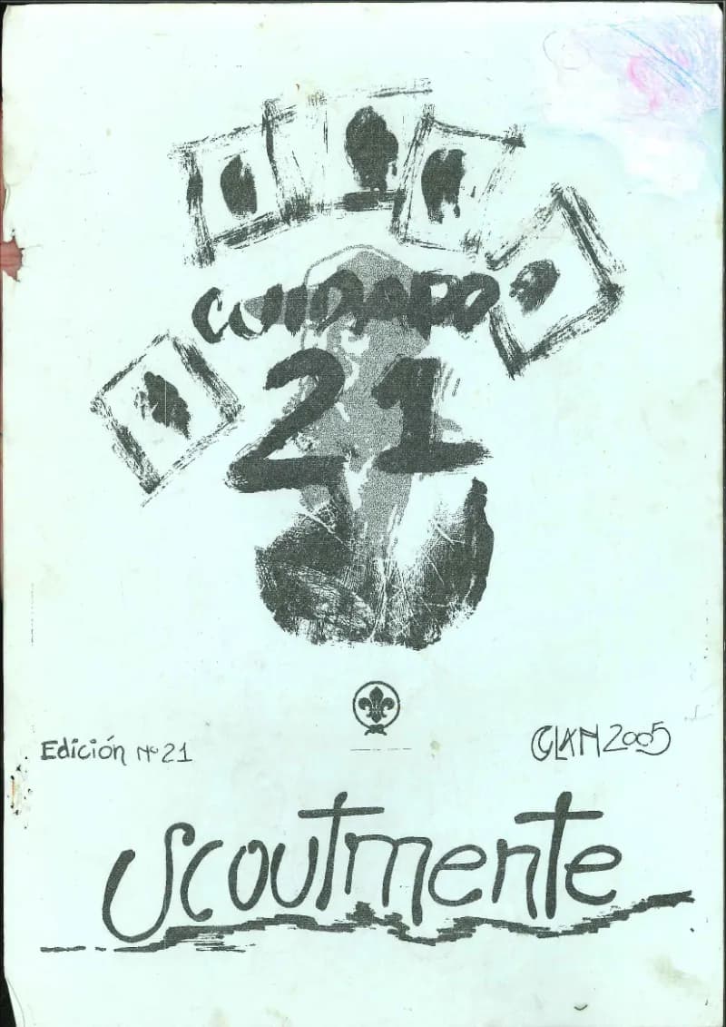 Tapa del Scoutmente N° 21