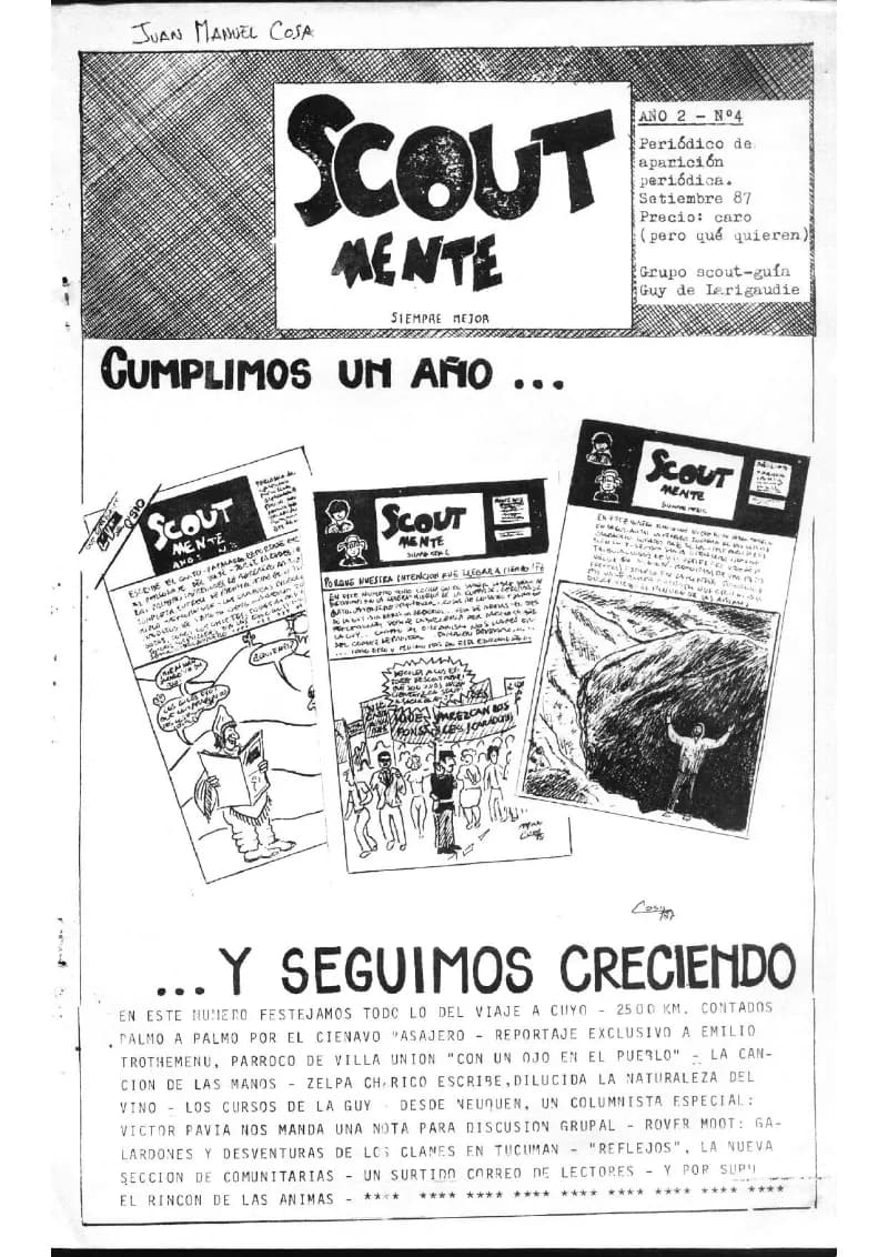 Tapa del Scoutmente N° 4