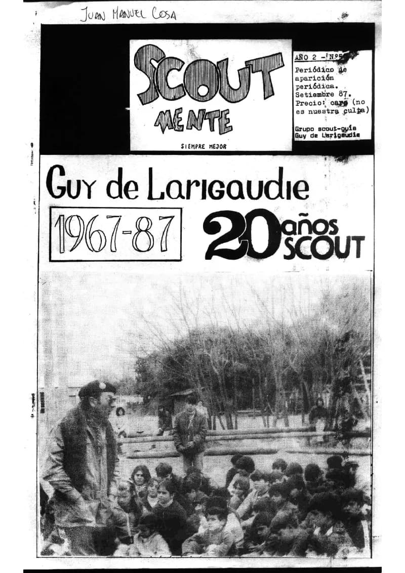 Tapa del Scoutmente N° 5