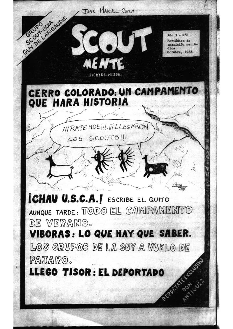Tapa del Scoutmente N° 6